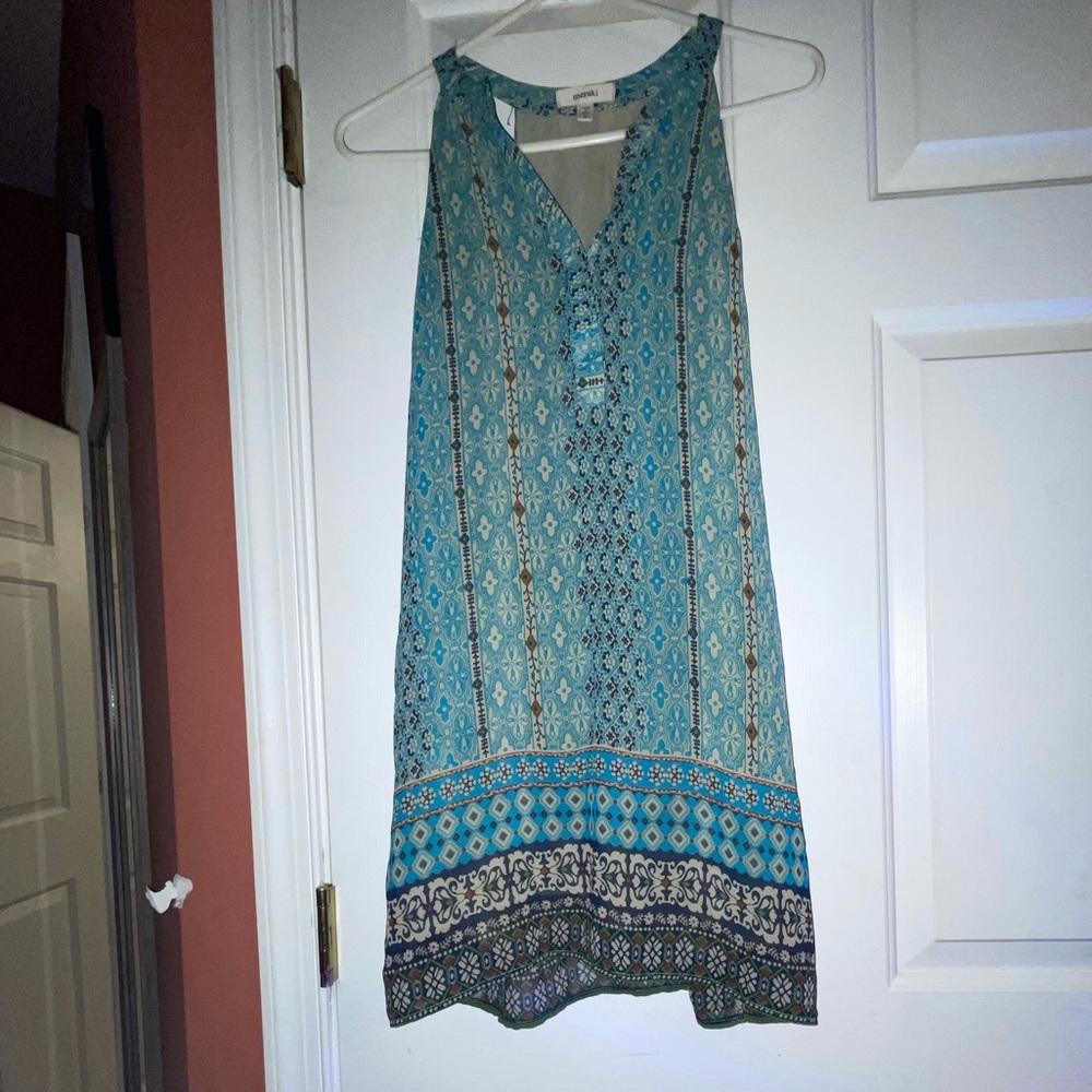 Meraki Blue Maxi Skirt Resort Wear